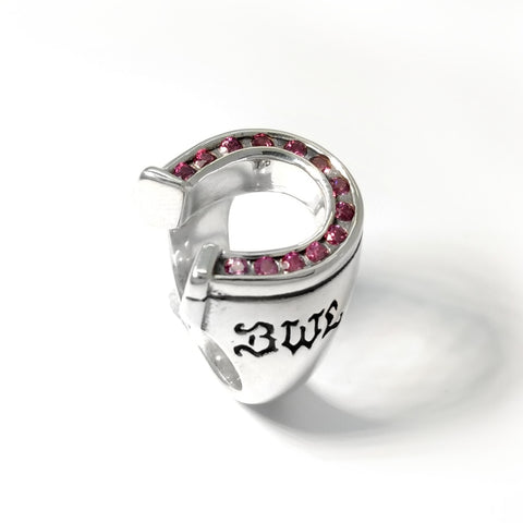 Medium Horseshoe Ring with Stones (Custom)