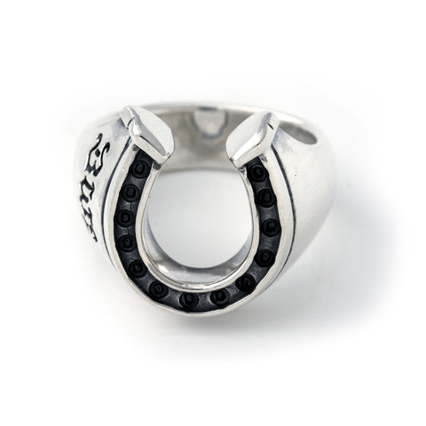 Horseshoe Ring Silver - Medium