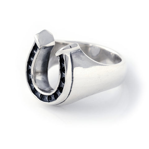 Horseshoe Ring Silver - Medium