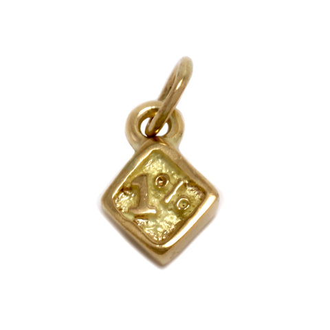 18k Gold Small Part Charms