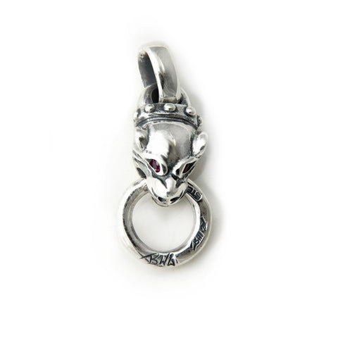 30th Anniversary Vintage Panther with Birthstone Eyes Charm