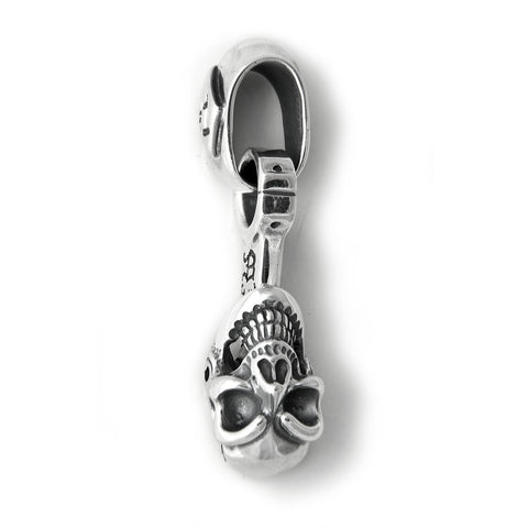 30th Anniversary Piston with Skull Pendant