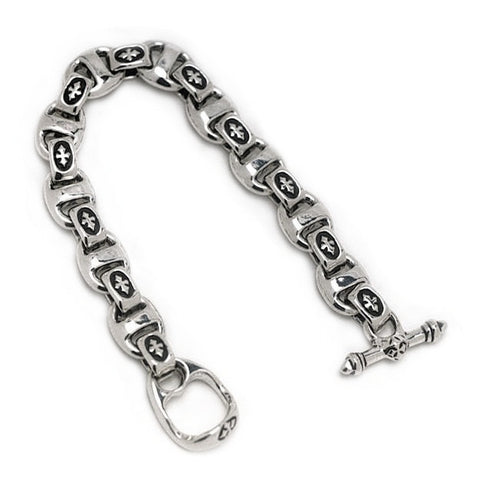 Mini "C" Cross Bracelet