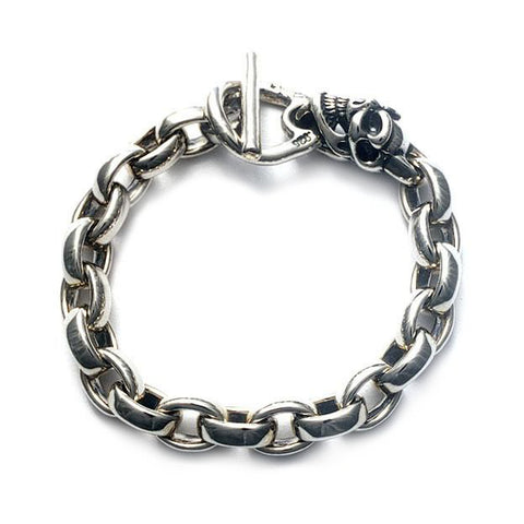 One Skull Chain Bracelet