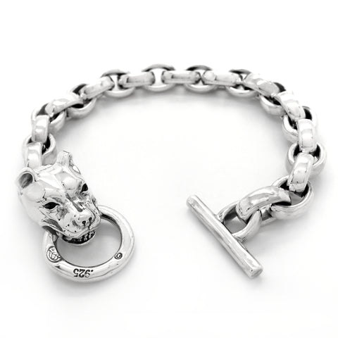 Chain with Dog Head Bracelet