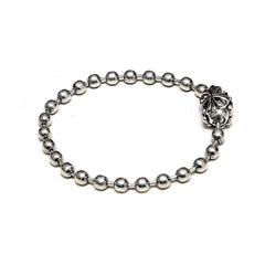 高級素材使用ブランド LEATHER WALL BILL Small Bracelet Cross