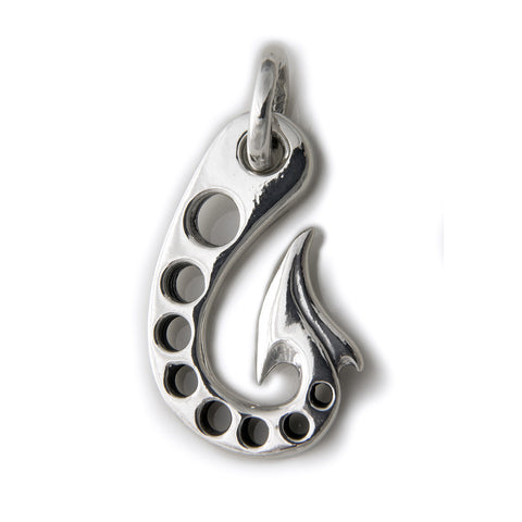 Fish Hook Charm with Holes