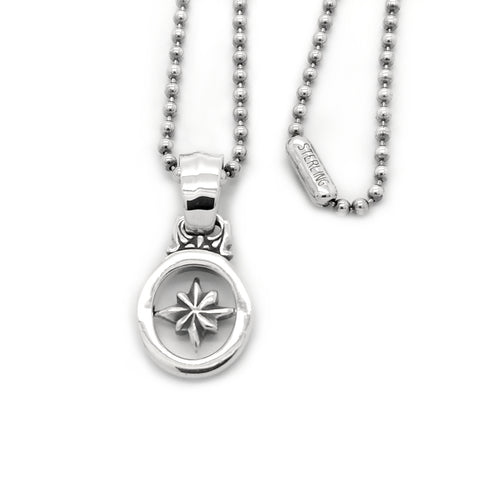 Rotating Star Charm with Ball Chain