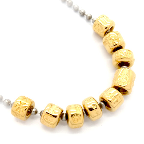 3mm Small Bead Set (9 piece) 18k Yellow Gold Plated