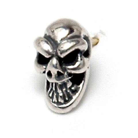 Silver Skull Earrings