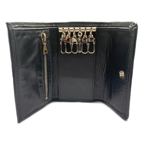 Plain Leather Key Wallet