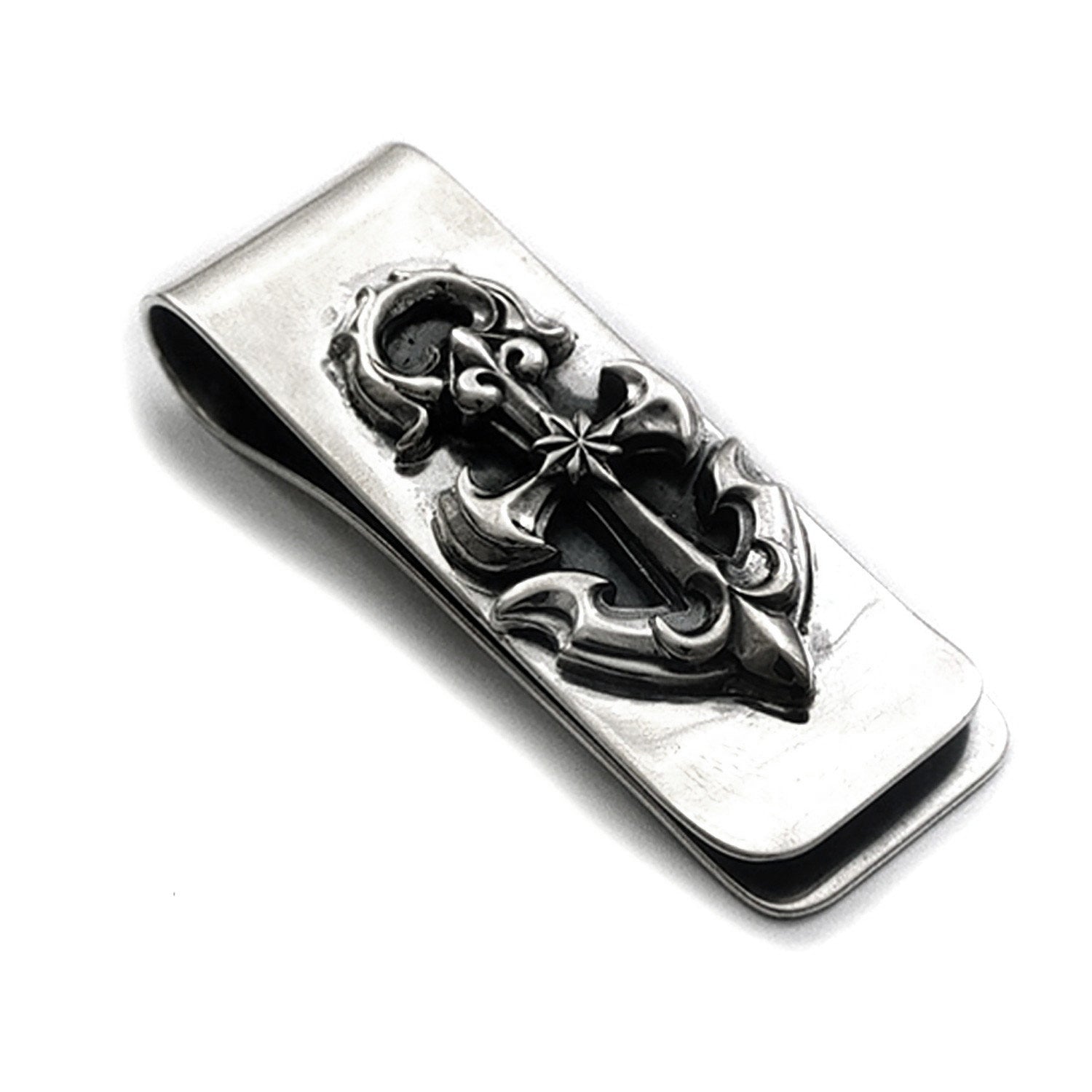 美品 Chrome Hearts money clip paper clip New Chrome Hearts Money Clip Bigger sterling silver .925