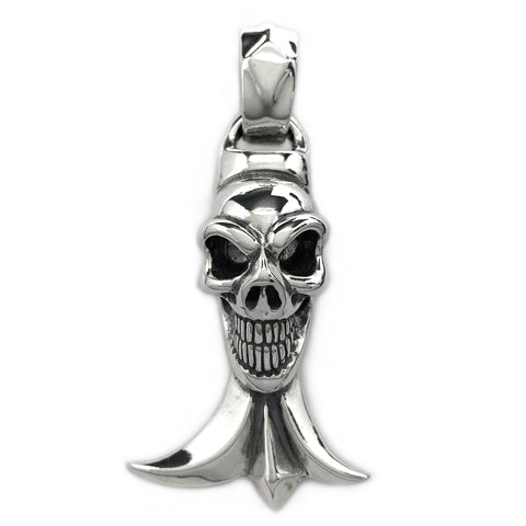 Good Luck Skull with Gothic End Pendant