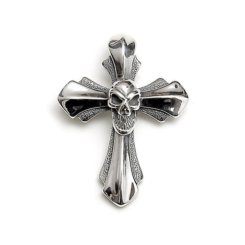 2005 Cross with Good Luck Skull Pendant