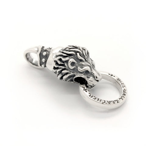 Lion with Collar and Spacer Ring Pendant