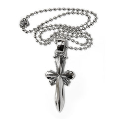 Large Saber Cross Pendant - Bill Wall Leather Inc.