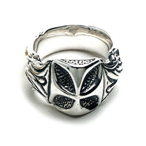 Gothic Cross Ring - Bill Wall Leather Inc.