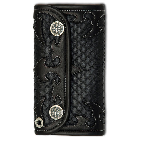 Large Currency Anaconda Tribal Wallet