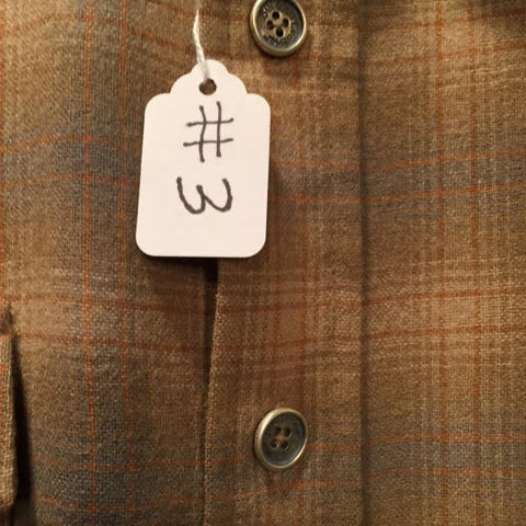 Pendleton Shirt Vintage Silver and Brass Buttons